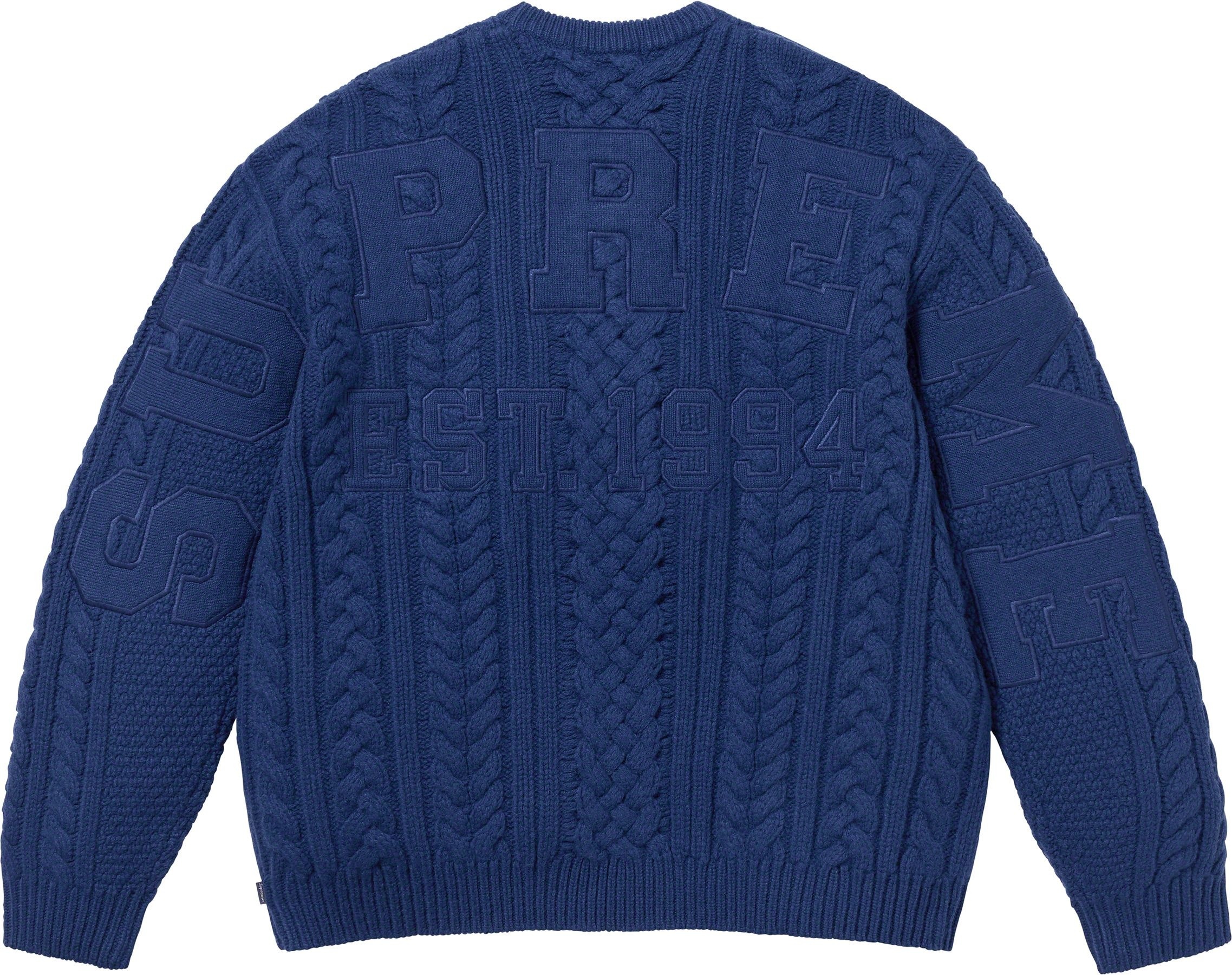 Appliqué Cable Knit Sweater view 15